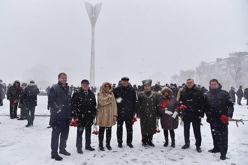 АО «Алмаз» почтил память павших воинов, защищавших Ростов-на-Дону от фашистов