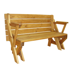 Скамья-стол деревянная 1